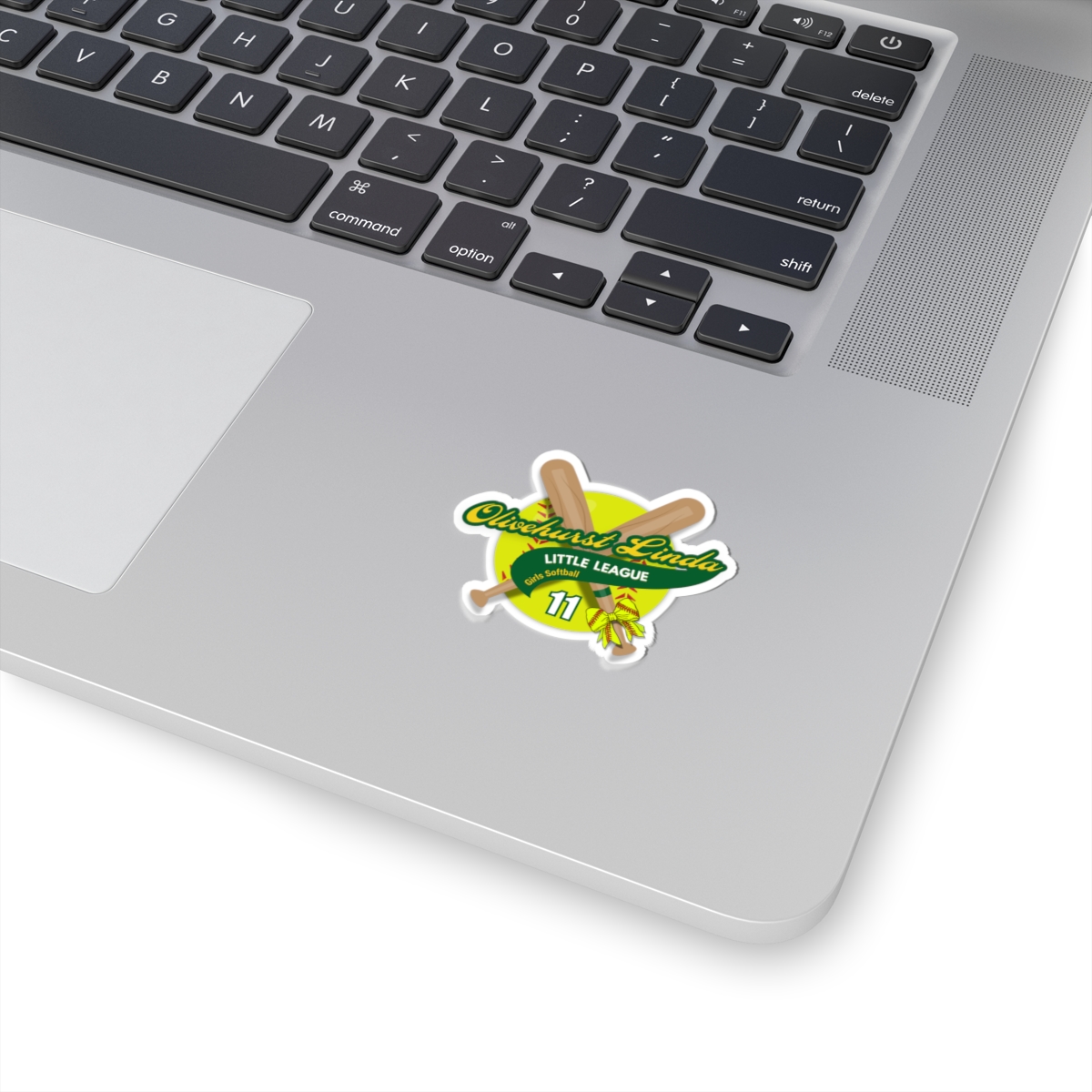 #11 Softball Stickers - Olivehurst-Linda Little League Girls Softball Logo - Image 8